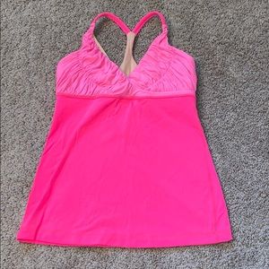 Lululemon hot pink size 8 workout top